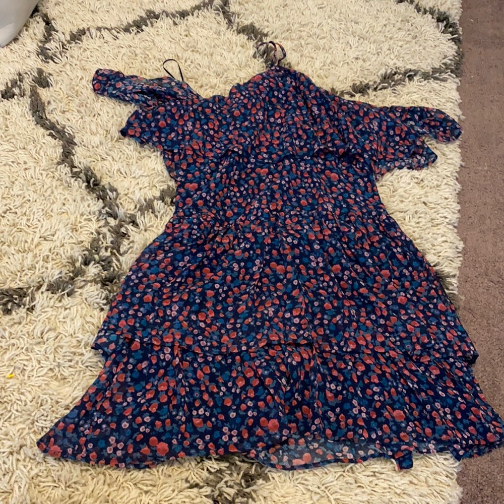 Paige high neck floral dress